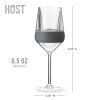 Wine FREEZE Stemmed in Gray (set of 2)  by HOST