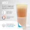 Glass FREEZE Beer Glass (set of two) by HOST