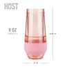 Champagne FREEZE in Blush Tint (set of 2) by HOST