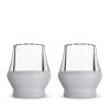 Glass FREEZE Sipping Glass (set of two) in Gray by HOST