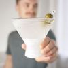 Glass FREEZE Martini Glass by HOST  (set of two)