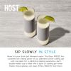 Glass FREEZE Highball Glass (set of two) in Gray by HOST