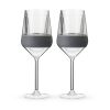 Wine FREEZE Stemmed in Gray (set of 2)  by HOST