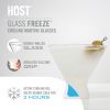 Glass FREEZE Martini Glass by HOST  (set of two)